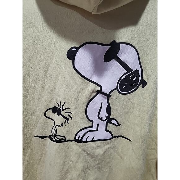 Snoopy Joe Cool Sweat Shirt Hoodie Vintage Size XL - Picture 5 of 14